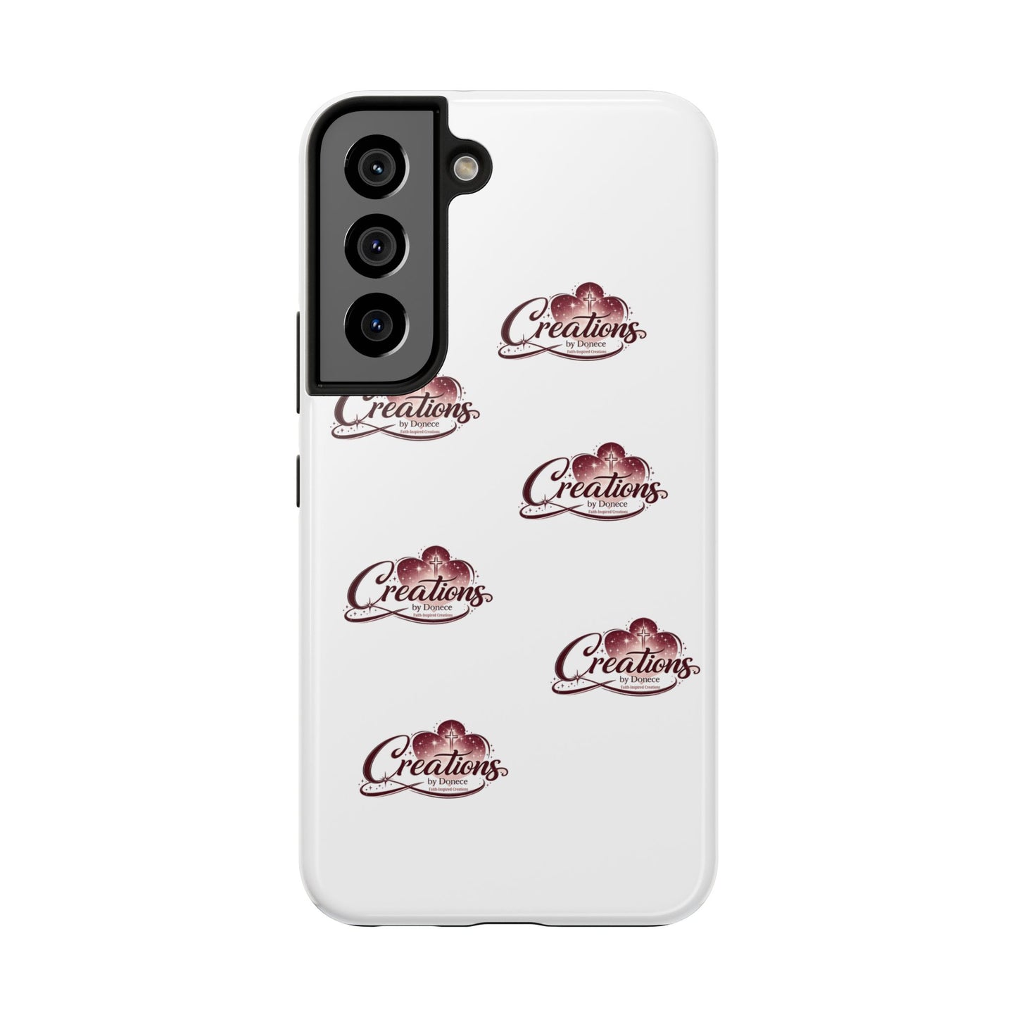 Logo Pattern Tough Phone Case — Creations Repeat Design