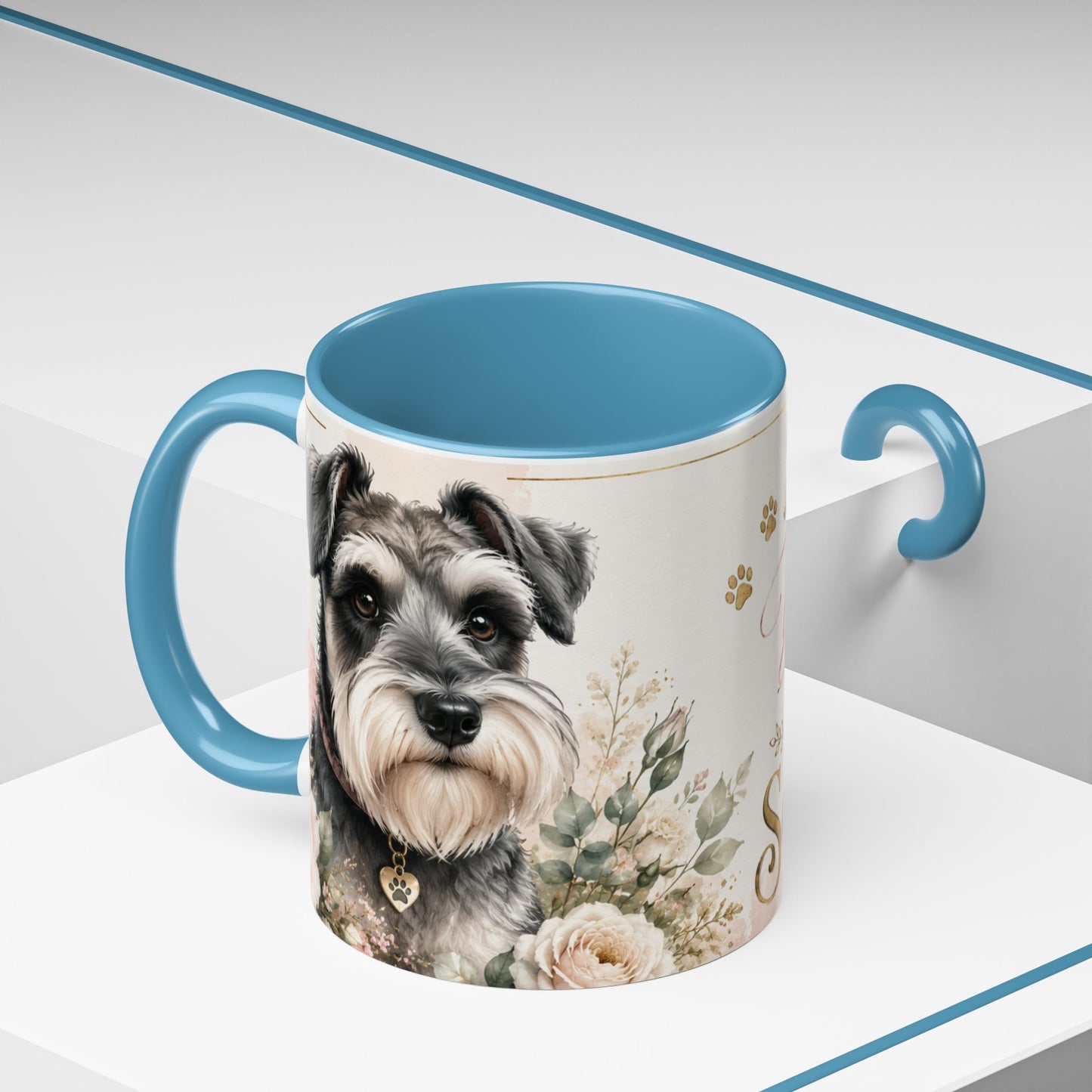 Life Is Better With a Miniature Schnauzer Accent Coffee Mug