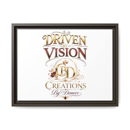 Driven by Vision Framed Canvas Wall Art