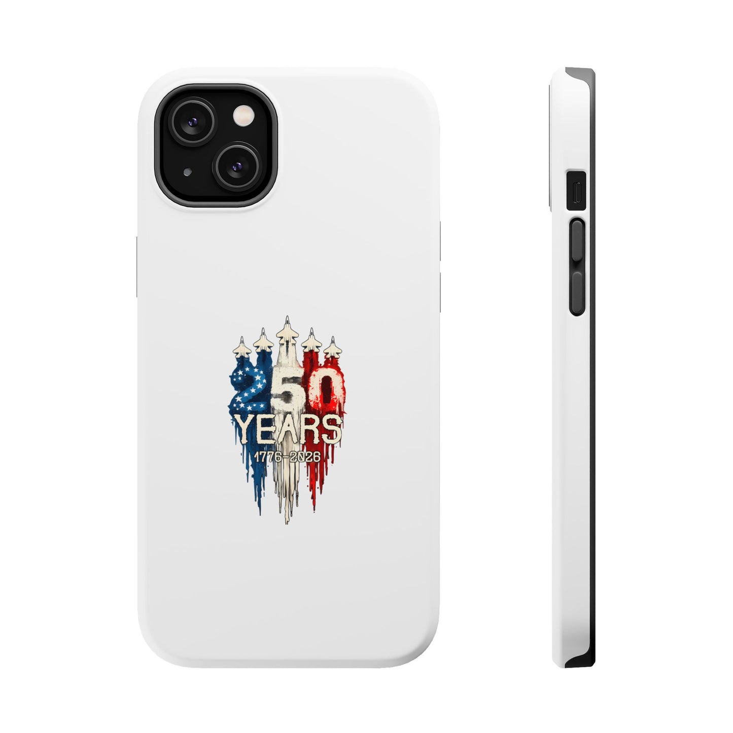 50 Years Patriotic iPhone Case — American Flag Anniversary Magnetic Impact-Resistant Case