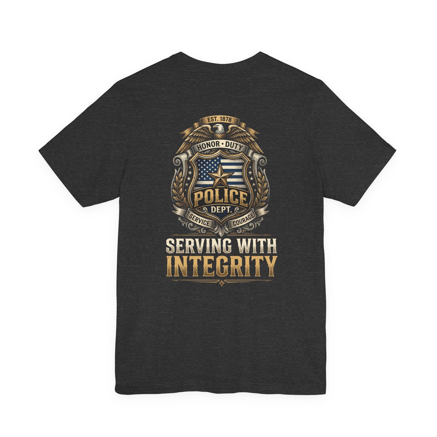 Police Badge 'Serving With Integrity' T-Shirt