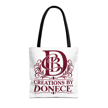 Tote Bag — Creations by Donece Logo Tote (Branded Monogram, Everyday Carry)