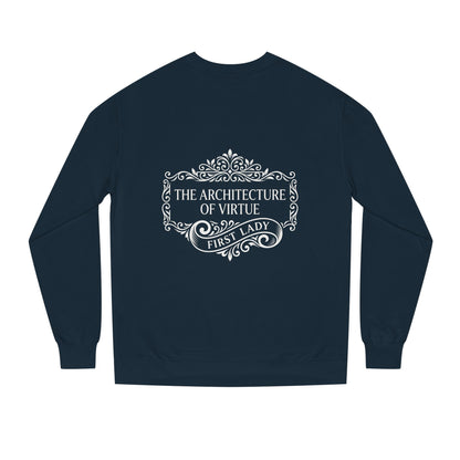Sweatshirt — "The Architecture of Virtue" First Lady Graphic Crewneck