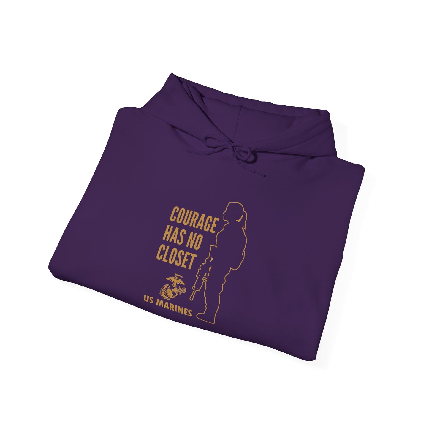 Courage Has No Closet US Marines Hoodie