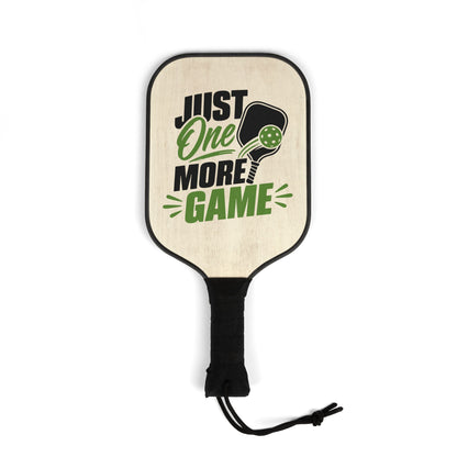 Pickleball Paddles Set — "Just One More Game" Lightweight Kit with 2 Paddles & Balls