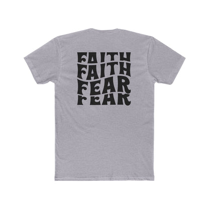 Faith Over Fear T‑Shirt — Bold Retro Typography Spiritual Tee
