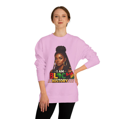 I Am Black History Sweatshirt — Afrocentric Black History Month Crewneck