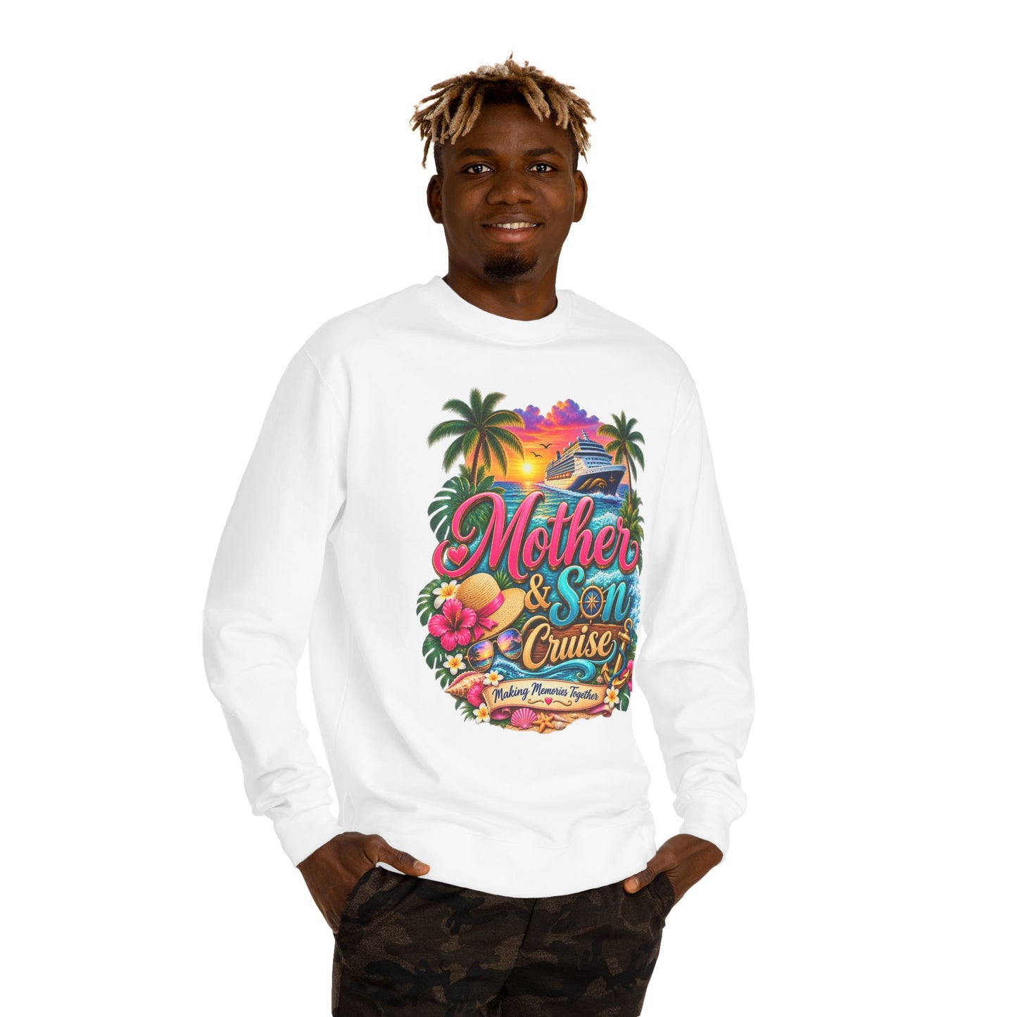 Mother & Son Cruise Sweatshirt — Tropical Family Cruise Crewneck