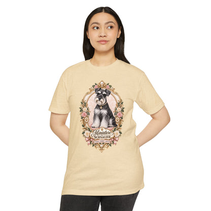 Miniature Schnauzer Floral T-Shirt