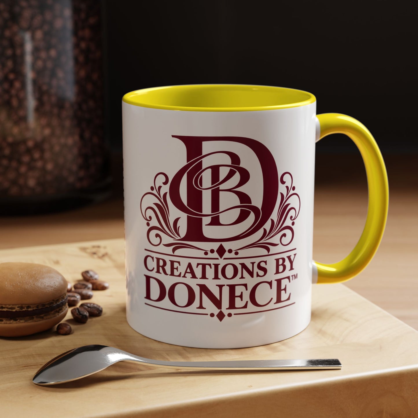 Creations by Donece Logo Accent Coffee Mug (11/15oz)