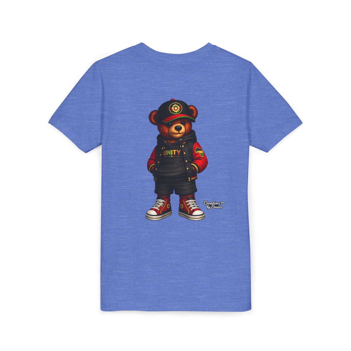 Youth Tee — 'Unity' Streetwear Teddy Bear Graphic Shirt