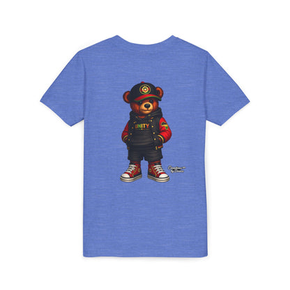 Youth Tee — 'Unity' Streetwear Teddy Bear Graphic Shirt