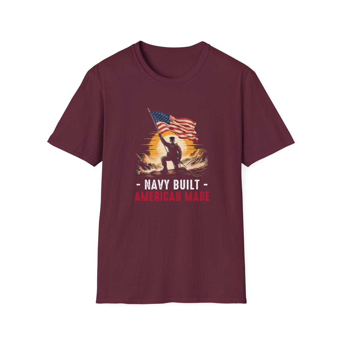 Navy Built • American Made T‑Shirt