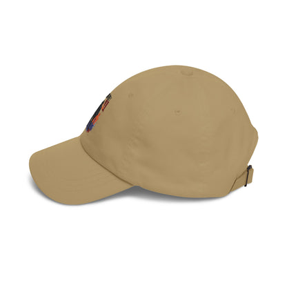 Never Forget 9/11 Dad Cap — Memorial Firefighter Silhouette Baseball Hat