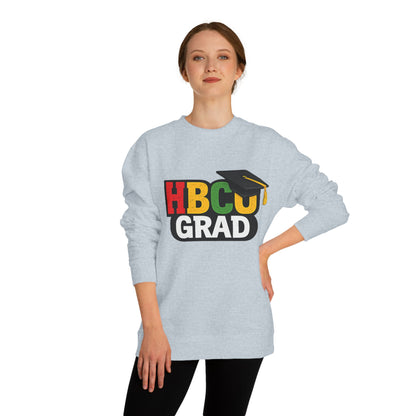 HBCU Grad Sweatshirt — Graduation Crewneck with Mortarboard