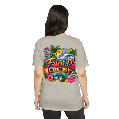 Friends Cruise T-Shirt - Tropical Vacation Cruise Graphic Tee