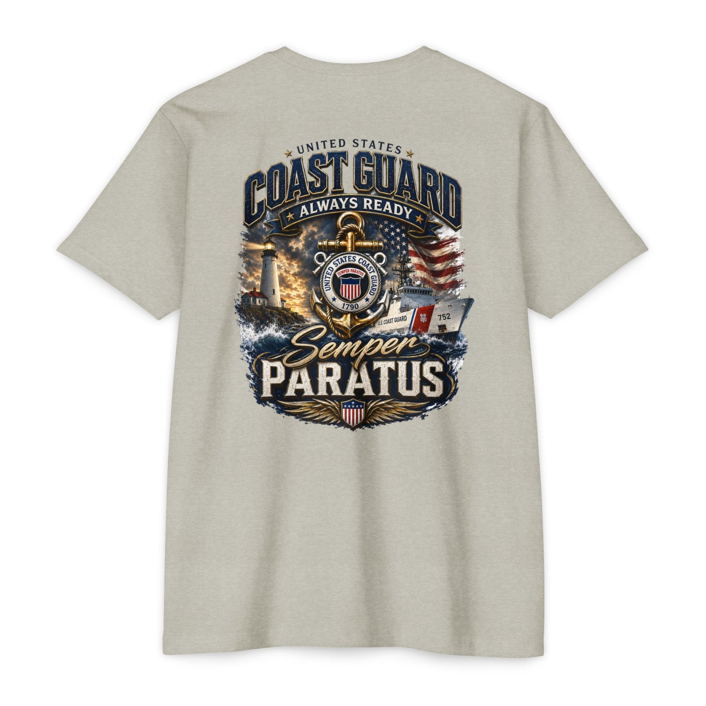 Coast Guard Semper Paratus T-Shirt – U.S. Coast Guard Veteran Tee