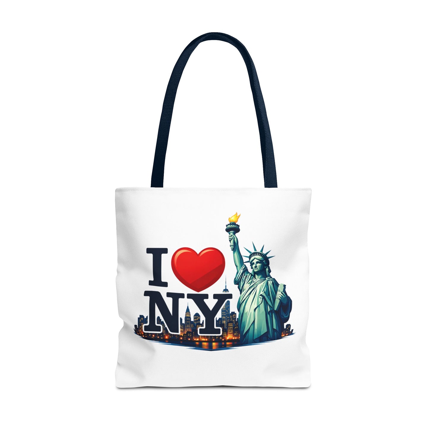 I  NY Statue of Liberty Tote Bag — New York City Souvenir Canvas Tote