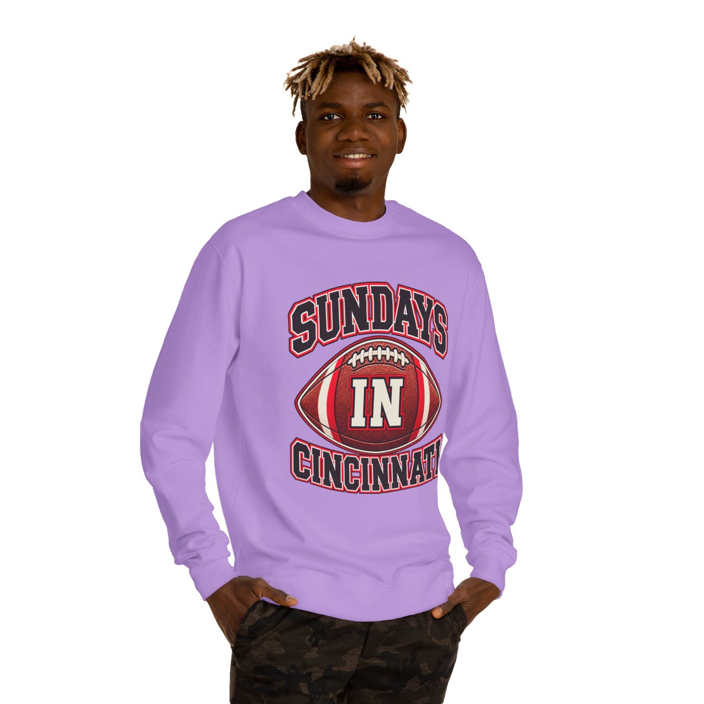 Sundays In Cincinnati Football Sweatshirt