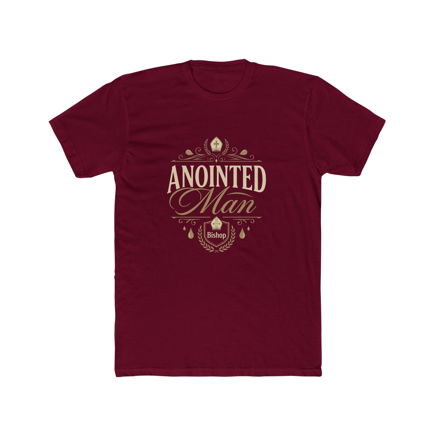 Anointed Man Tee — Christian Faith Graphic T-Shirt