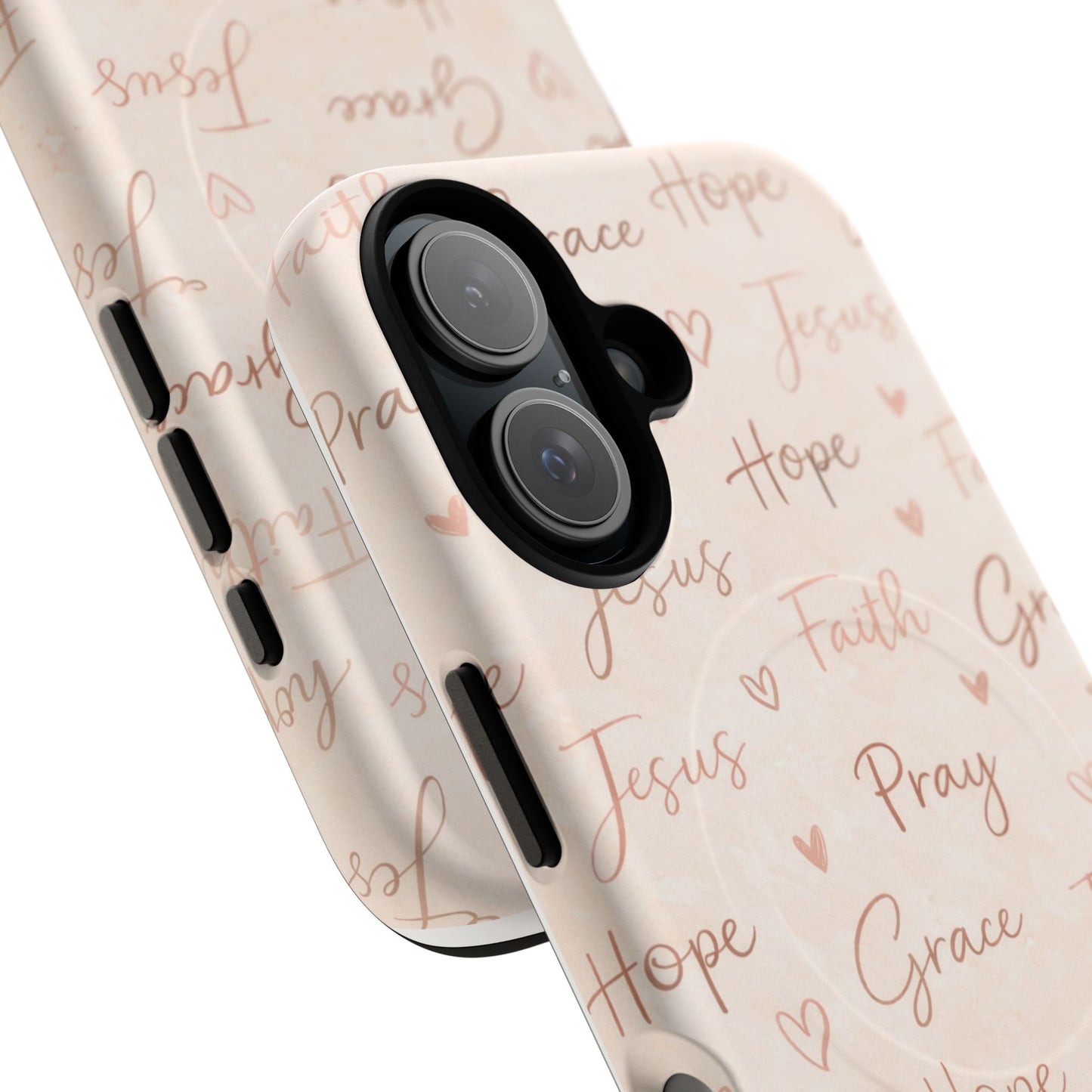 Christian Words Tough Magnetic Phone Case — Hope Pray Grace Jesus Faith