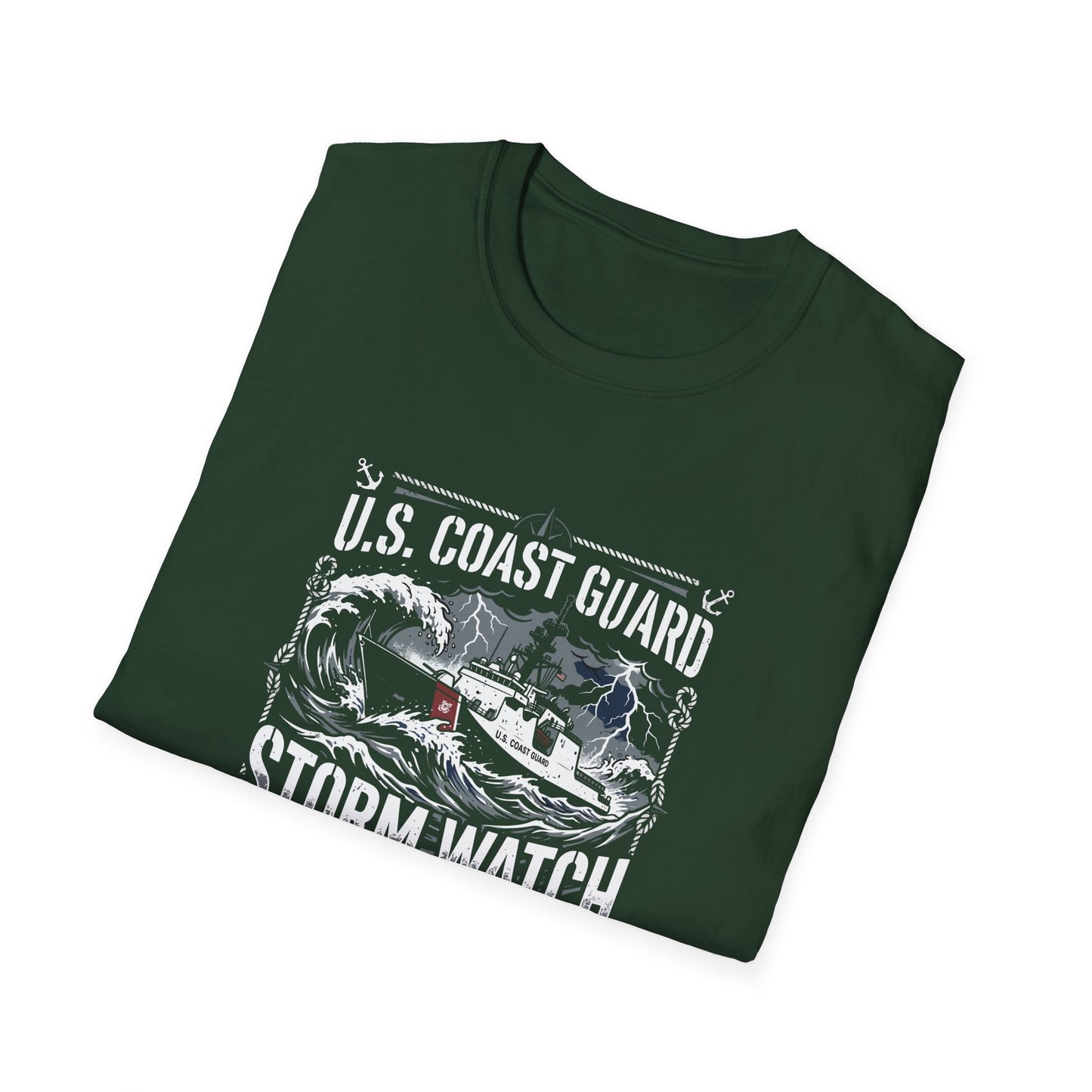 U.S. Coast Guard  Storm Watch Semper Paratus T-Shirt