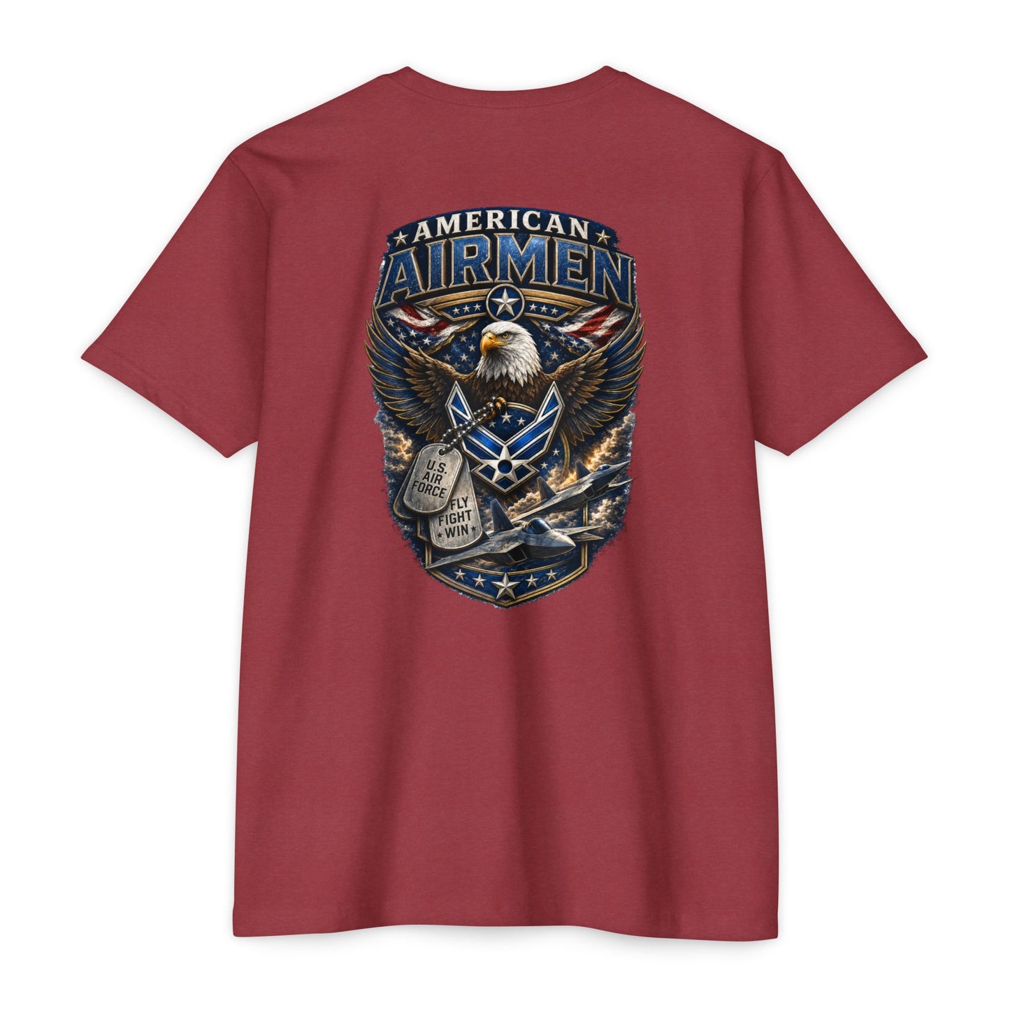 American Airmen Eagle T-Shirt — Patriotic USA Air Force Graphic Tee