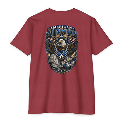 American Airmen Eagle T-Shirt — Patriotic USA Air Force Graphic Tee