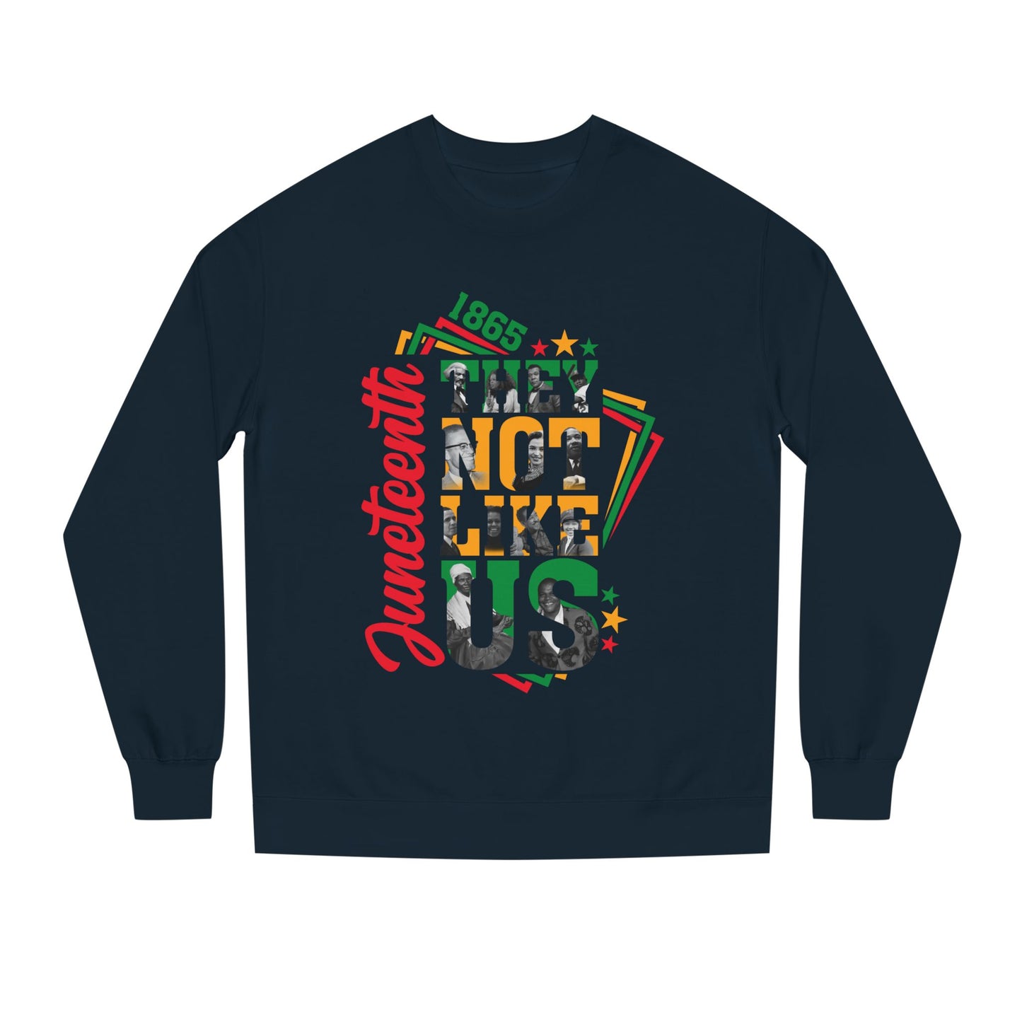 Juneteenth Crewneck Sweatshirt — 'Not Like Us' Black History Celebration