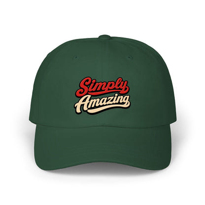 Classic Dad Cap — "Simply Amazing" Embroidered Dad Hat