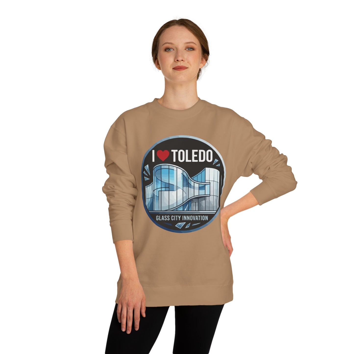 I  Toledo Glass City Sweatshirt — Toledo Skyline Crewneck