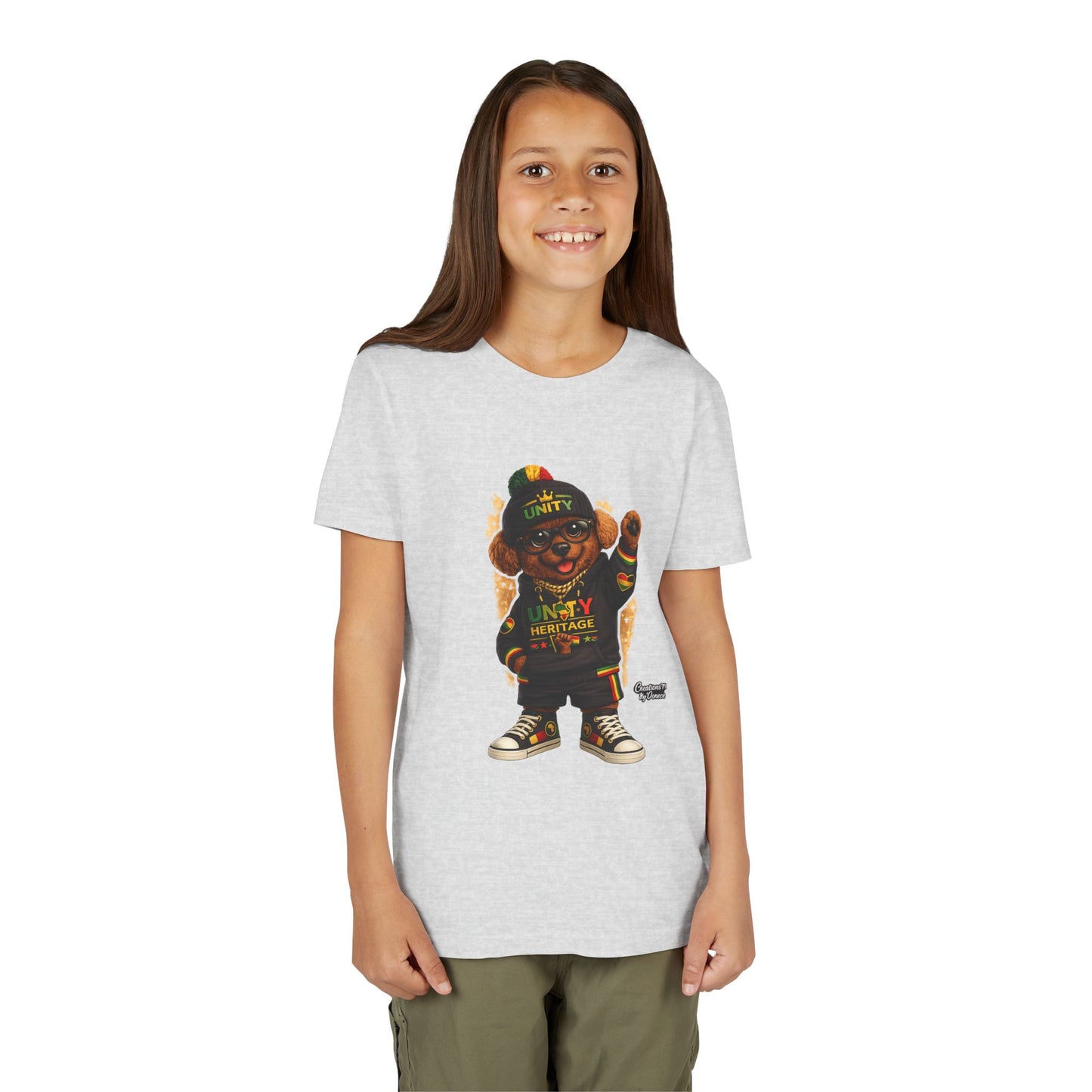Kids Unity Heritage Tee — Youth Short Sleeve Shirt with 'Unity' Design