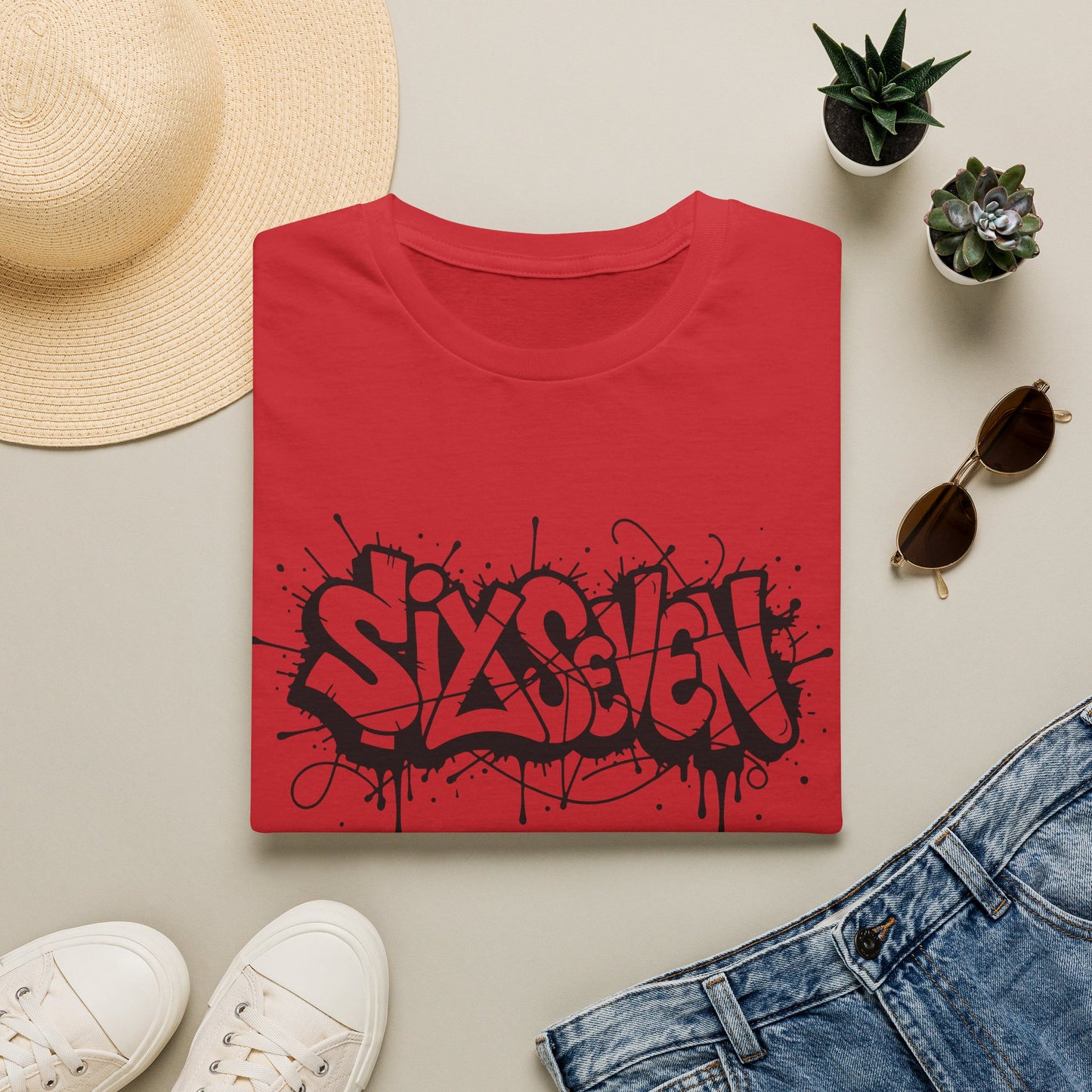Graffiti 'SixSeven' T-Shirt - Urban Streetwear Tee