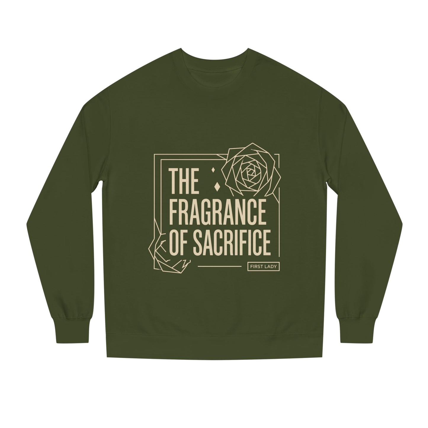 The Fragrance of Sacrifice Sweatshirt — Floral Graphic Crewneck