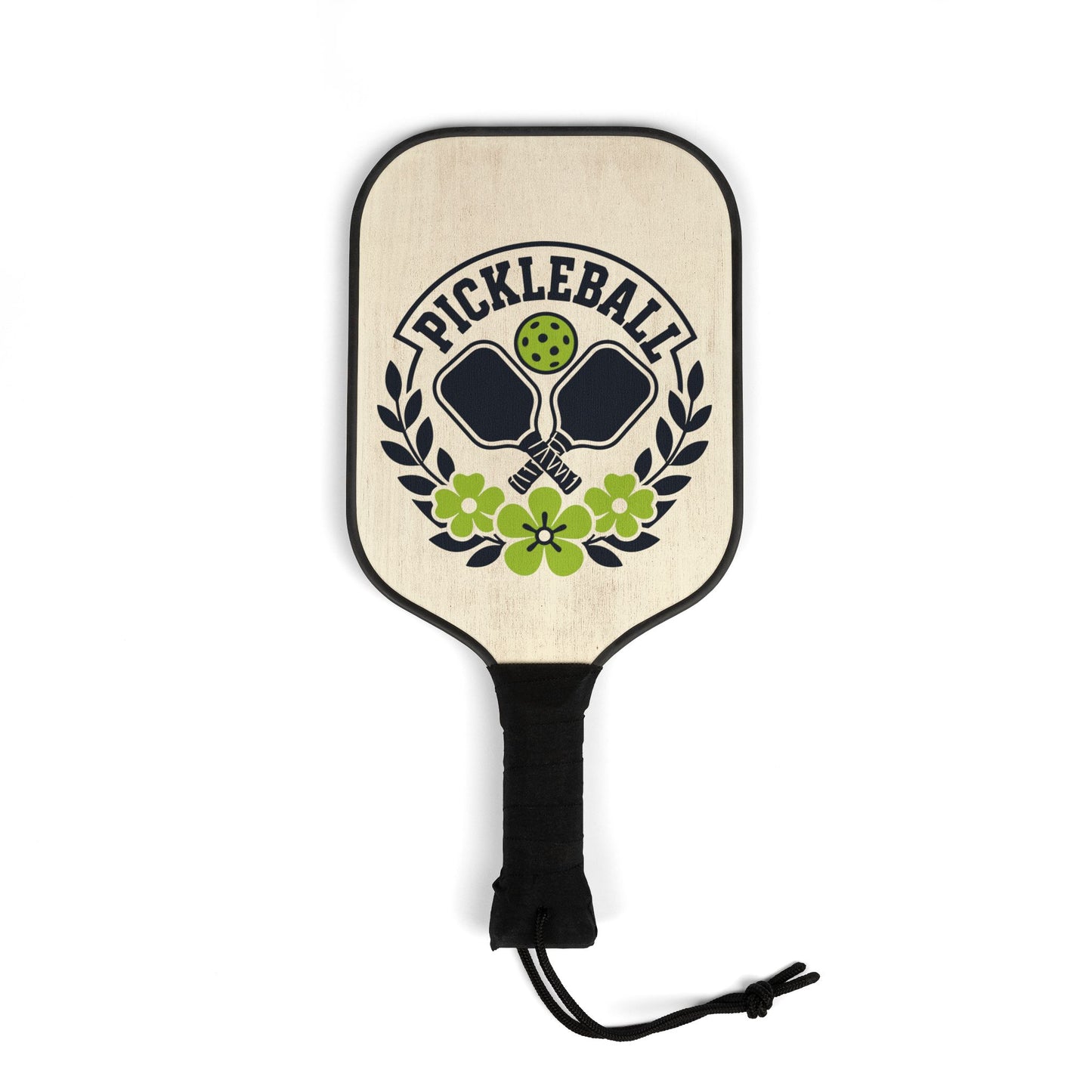Pickleball Paddle Set — Floral Pickleball Kit with 2 Paddles & Balls