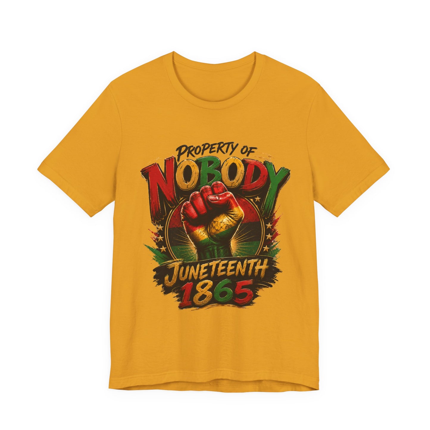 Juneteenth 'Property of Nobody' Graphic Tee — Juneteenth 1865 Celebration Shirt