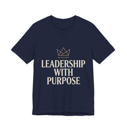 Leadership With Purpose Tee — Inspirational Crown Graphic T-Shirt