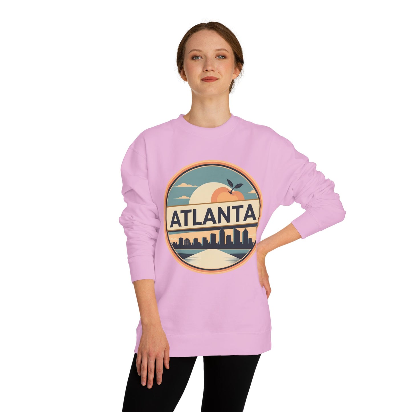 Atlanta Skyline Sweatshirt — Retro Peach City Crewneck
