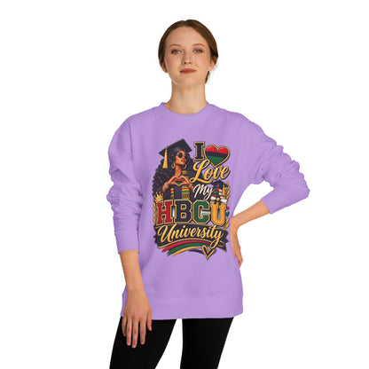 HBCU Pride Sweatshirt — "I Love My HBCU University" Alumni Crewneck