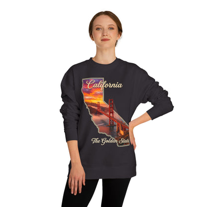 California Golden State Sweatshirt — Golden Gate Sunset Crew