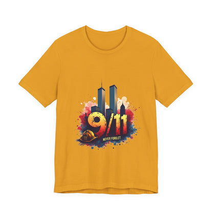 9/11 Memorial T-Shirt — Never Forget Tribute Tee