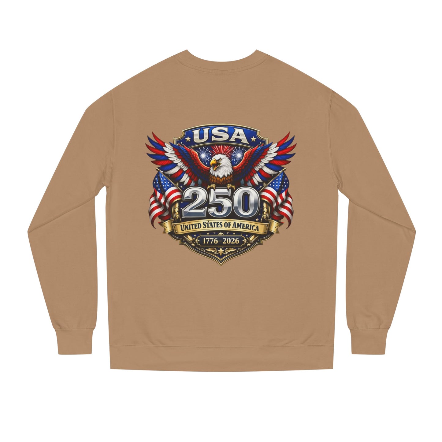 USA 250th Anniversary Eagle Sweatshirt — 1776-2026 Patriotic Crewneck