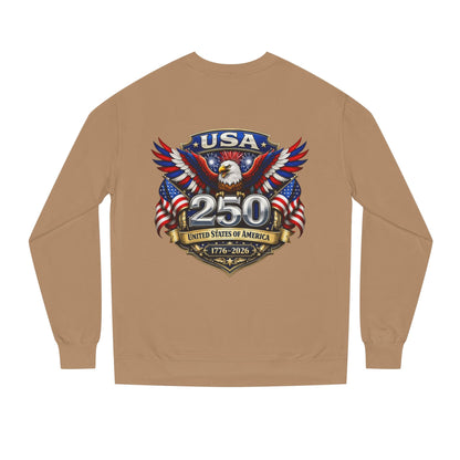 USA 250th Anniversary Eagle Sweatshirt — 1776-2026 Patriotic Crewneck