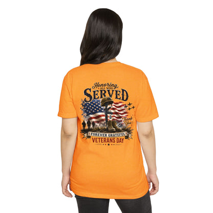 Veterans Day "Honoring All Who Served" T-Shirt