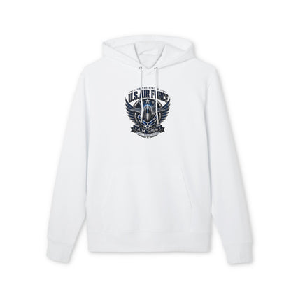 Air Force Hoodie — "Aim Higher" Military Pilot Emblem