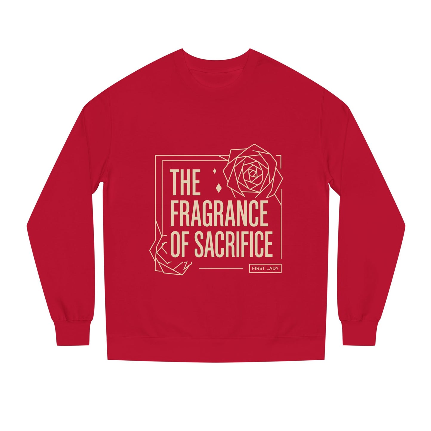 The Fragrance of Sacrifice Sweatshirt — Floral Graphic Crewneck