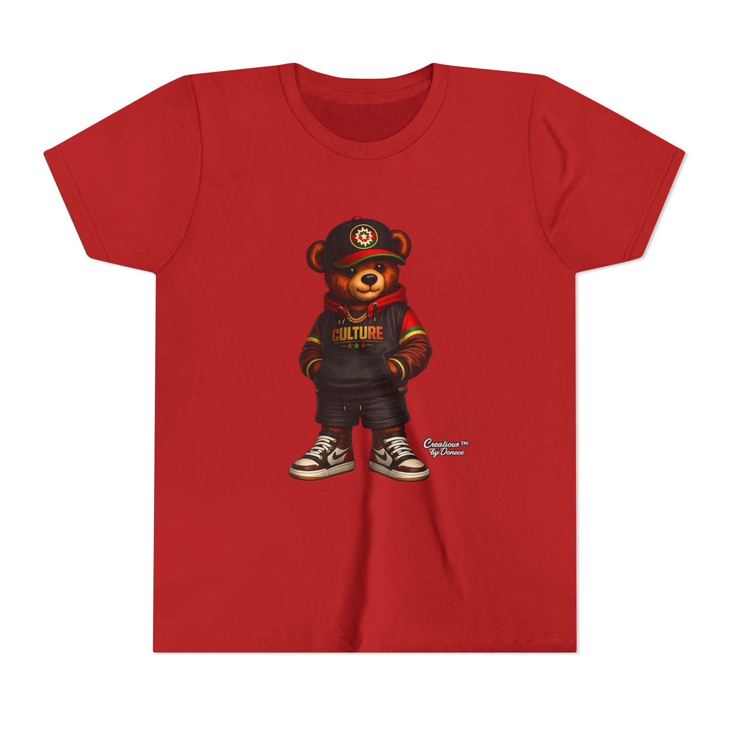 Youth Tee — Urban Bear "Culture" Graphic