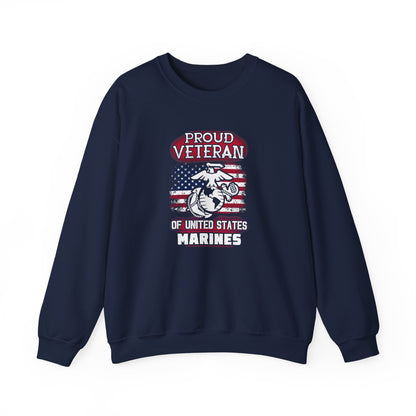 Proud Veteran of United States Marines Sweatshirt
