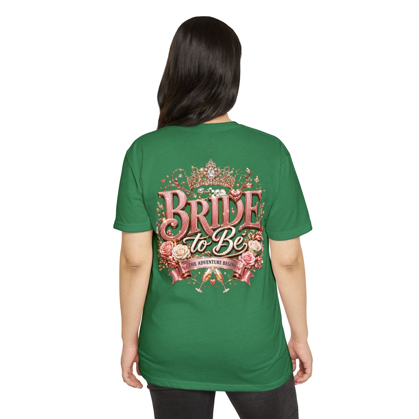 Bride to Be T-Shirt — Floral Crown Bachelorette Tee