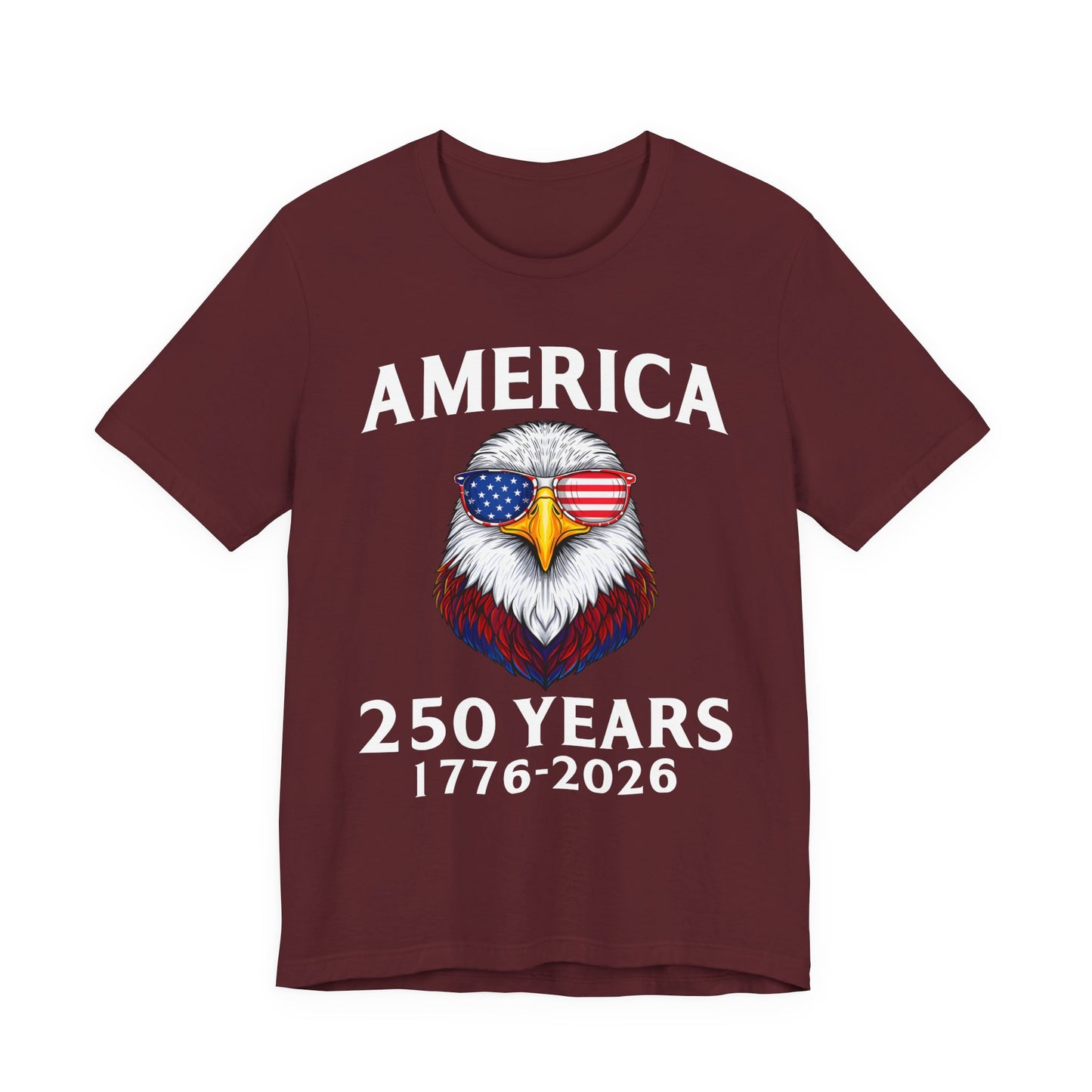America 250 Years Tee — Patriotic Bald Eagle 1776-2026 T-Shirt